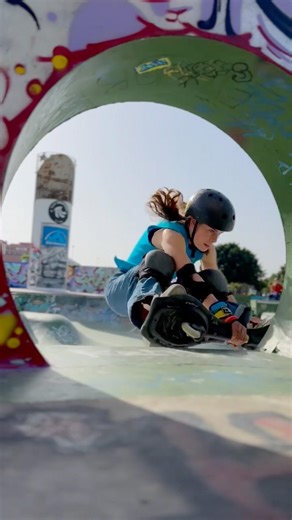 RipSister Rips Seville Spain #shorts #ripstik #spain