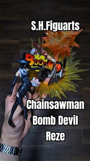 S.H.Figuarts Chainsawman reze Bomb Devil posing #shfiguarts #chainsawman #reze #bombdevil #チェンソーマン