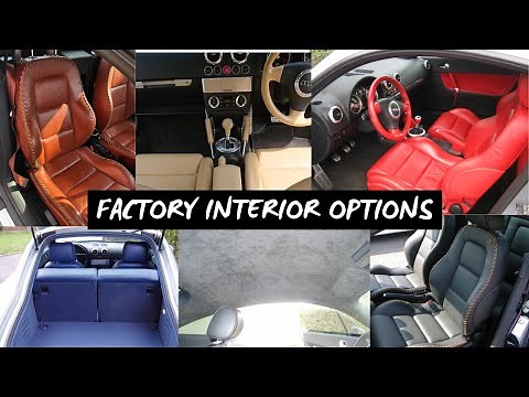 Audi tt Mk1 Oem Factory Interior Upholstery & Colour Options