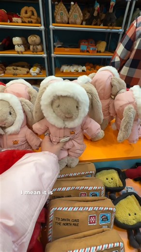 Everything you need to know about the Distillery Winter Village Jellycat store! It gets crowded fast so come during off hours! They have tons of stock so you don’t need to stress or worry about that! If you have any questions lmk in the comments!! #jellycat #jellycatcollection #torontolife #distillerydistrict #christmasmarket | Erin Chau Toronto Lifestyle