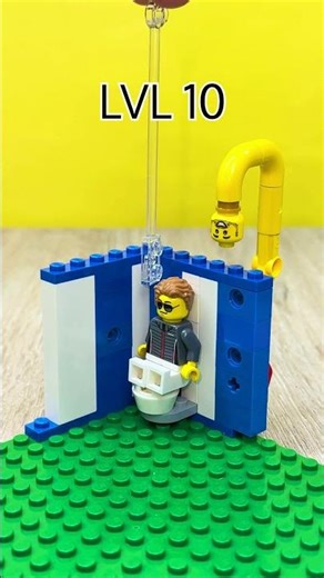 Level 1 VS Level 999 СТРАННЫЕ ЛЕГО МИНИФИГУРКИ #shorts