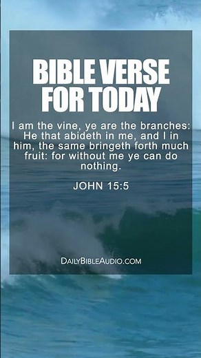 John 15:5 | Blessed Bible Verse For Today