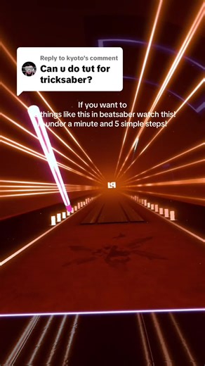 Replying to @kyoto how to get triicksaber in beatsaber! #beatsaber #fyp #tricksaber #vr #linkinpark @Luke Chadwick @ToesedBiased