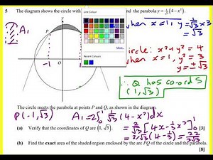 AL OCR Sample paper 2 pure/stats q5 (Maths A Level)