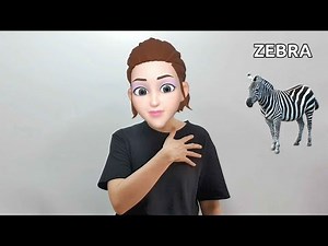 American Sign Language (ASL) Lesson: Zebra