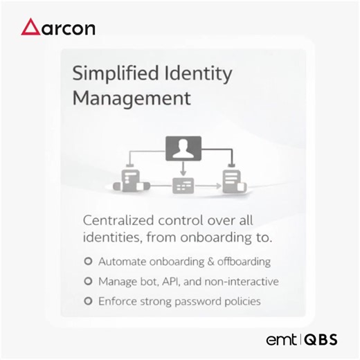 @ARCONRiskCtrl Converged Identity | Simplified Identity Security Manage and secure all identities from a single, unified platform built for modern enterprises. Key Capabilities: ✔ Simplified identity management ✔ Secure Single Sign-On (SSO) ✔ Role-Based Access Control (RBAC) ✔ Complete visibility to track and manage all identities Reduce complexity. Strengthen access control. Secure every identity. Request a Demo: https://zurl.co/dyCTW #ARCON #IdentitySecurity #IAM #SSO #RBAC #ZeroTrust #CyberSe