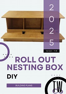 DIY Roll Out Nesting Box Plans: Easy Build, Clean Egg Collection (digital Download) - Etsy Australia