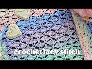 CROCHET OPEN SHELL STITCH TUTORIAL FOR BEGINNERS | How To Crochet Easy Lacy Stitch DIY & Pattern