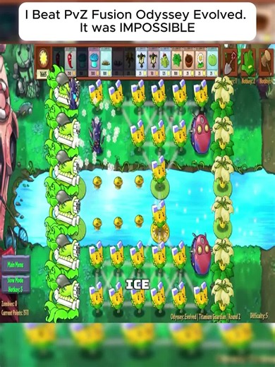 Plants vs Zombies Fusion: Crazy Dave's Sunflower & Peashooter Mix