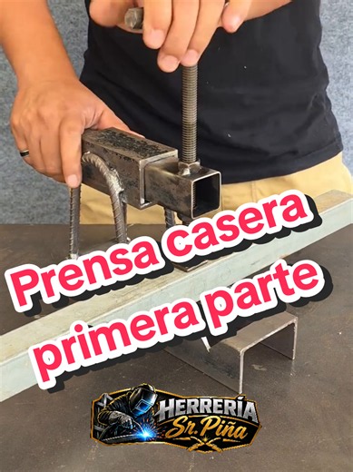 prensa muy útil . . . prensa para hacer en tu taller #herreria #welder #herreriasrpiña #soldadura #ideas