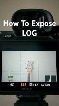 How To Expose Slog3 & Slog2 Video