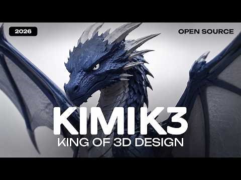 This Open-Source AI Taking Over 3D & Blender — Kimi K3