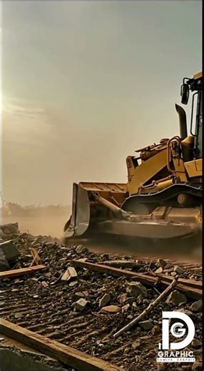 Bulldozer Power! Clearing Rubble 🚧🚜