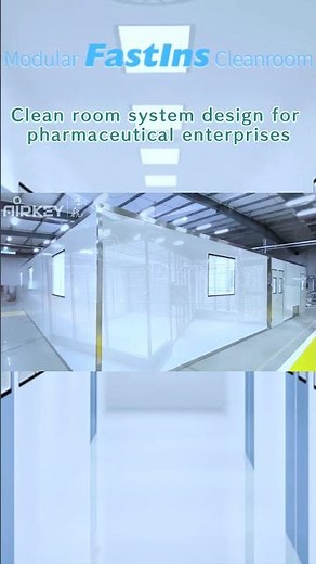 Clean room system design for pharmaceutical enterprises