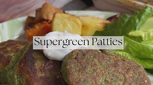 Super Green Pea & Mint Patties