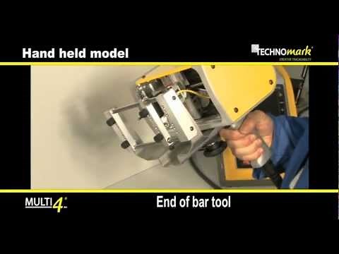 Technomark: new generation of "Multi4 HAND-HELD" dot peen marking machine!