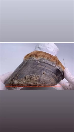 Edited to clarify that I dissected this foot with Professor Pollitt and the info I present has been agreed by him. Please note this is not bashing vets or farriers. It is a finding at dissection and we don’t have all the history of the shoeing process. I can only show you what I see and with my experience and Prof Pollitts., can we determine a likely cause. ❤️❤️❤️❤️❤️❤️ A sub solar abscess This was nasty. It was an abscess that ran across some of the sole corium, which is the bed of connective t