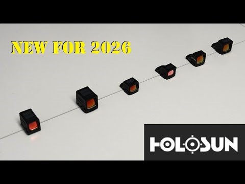 Checkout Holosun's New Pistol Line-Up for 2026