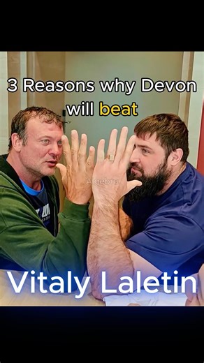 Devon should be the favorite againt Vitaly #armwrestling