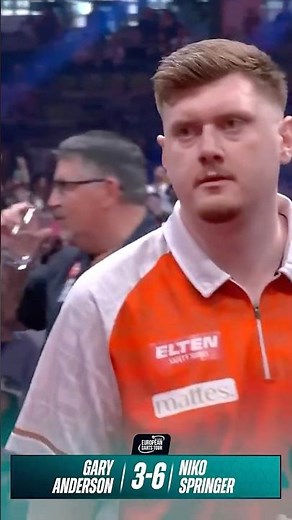 SPRINGER KNOCKS OUT ANDERSON 😱 | 2026 Elten Safety Shoes European Darts Grand Prix