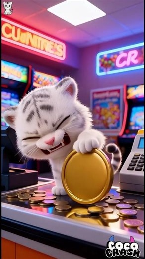 🐯🎮 Tiny Tiger’s Arcade Adventure! Bringing a Giant Game Home for Fun!