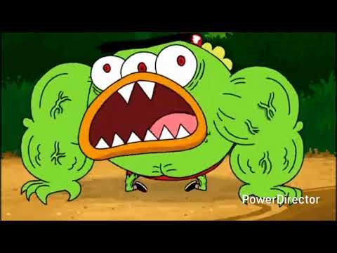 Breadwinners monster transformation but slow motion