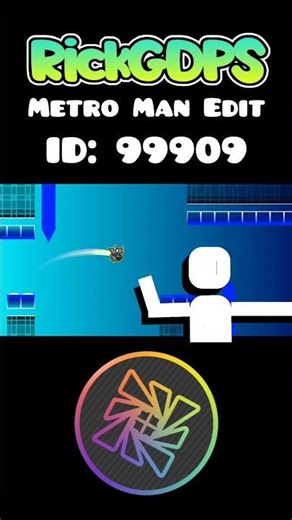 Metro Man Edit in Geometry Dash | RGDPS #geometrydash #gd #rgdps #gdupdate