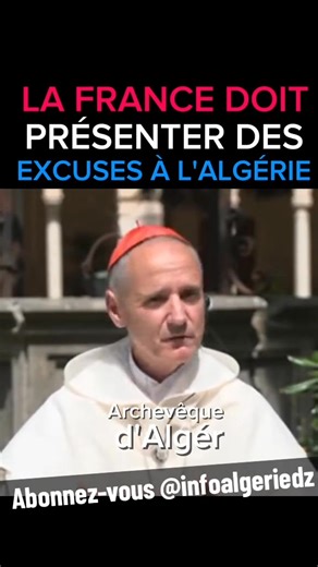 102K views · 3.3K reactions | Relation Algérie france : le cardinal...