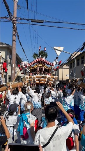 中之町 打出 濱之町 答礼 芦屋だんじり秋祭り #だんじり#祭り