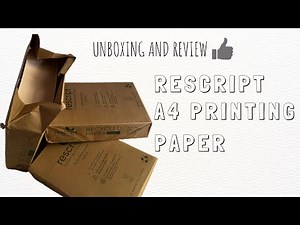 Rescript A4 Paper | Unboxing and Review