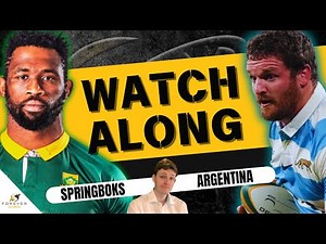 SPRINGBOKS VS ARGENTINA LIVE | South Africa vs Los Pumas Watchalong