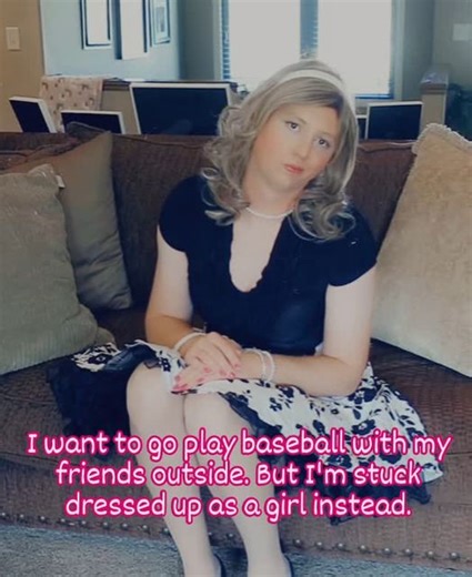 Britney Smith on Instagram: "Always wearing the wrong thing 🥴 #crossdressing #mtf #transgender #sissy"