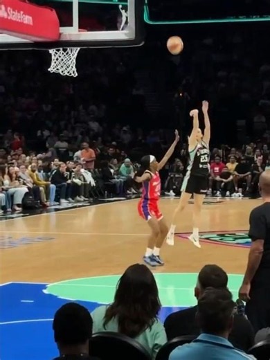 🔥 Marine Johannès for 3 | New York Liberty WNBA women's basketball #shorts #short #wnba #basketball