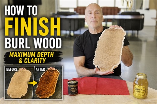 How to Finish Burl Wood with Odie’s Oil | Burl Tutorial