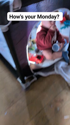 He stole the container... That's how his Monday is going! #cutebabies | Jennifer Pierce