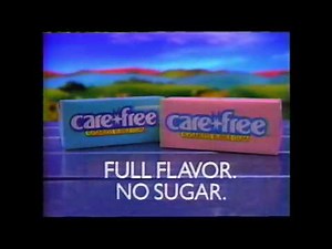 Care Free Gum | Television Commercial | 1989