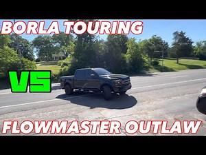 Ford F-150 5.0L V8 COYOTE BORLA TOURING Vs FLOWMASTER OUTLAW!
