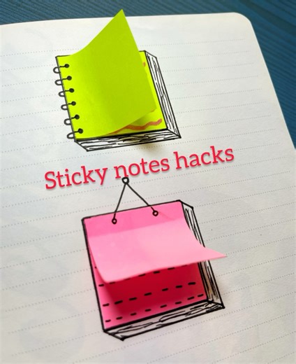 2.4K views · 30 reactions | Sticky notes hacks || sticky notes ideas #bujo #bujoinspiration #hacks #reels #fbreels #mtcrafte | MtCrafte | Facebook