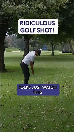 Best golf shot of 2026 season, already? 😮