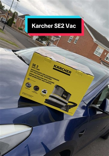Deep clean carpets, upholstery, sofas, stairs, car seats and pet mess with the Kärcher SE 2 Spot Vac. Powerful suction, fast drying and compact storage for home cleaning and car detailing. #Karcher #SpotVac #CleaningHacks #dealdrop #tiktokmademebuyit