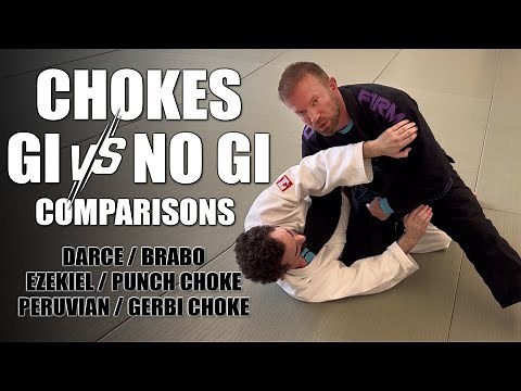 Gi vs No Gi Choke Variations - Jiu-Jitsu Submissions