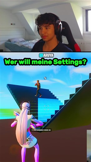 Teile deine Fortnite Einstellungen mit Aruya