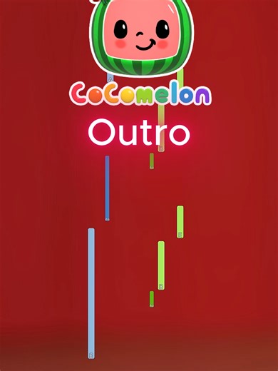 Cocomelon Outro Song - Piano #cocomelon #kidsmusic #education #youtube #meme