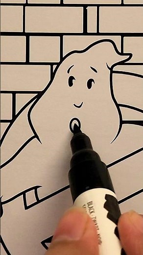 Coloring Ghost Busters 👻 Movie Poster #shorts #coloring #ghostbusters