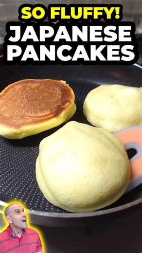 Easy Japanese Soufflé Pancakes Recipe | Tall, Fluffy & Delicious #japanesepancakes #soufflepancake