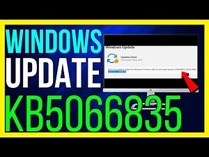 How to FIX Windows Update Error KB5066835 (VERY EASY!)