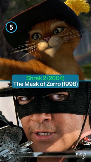 WatchMojo on Instagram: "Not me thinking these movies were all referencing Shrek 﫠 Top 10 Pop Culture References in Shrek #shrek #popculture #sidebyside"