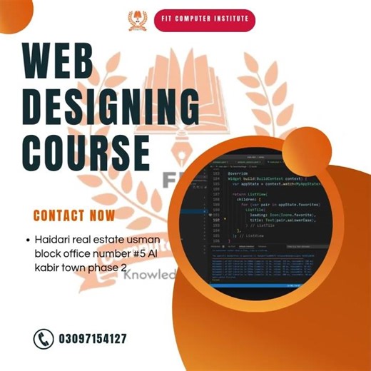 Web Designing Course In Lahore, Punjab Pakistan
