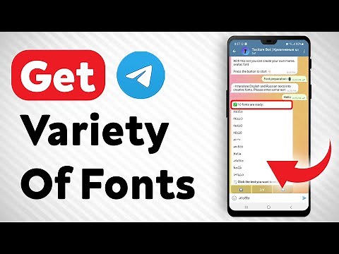 How To Get Variety Of Fonts In Telegram - Full Guide