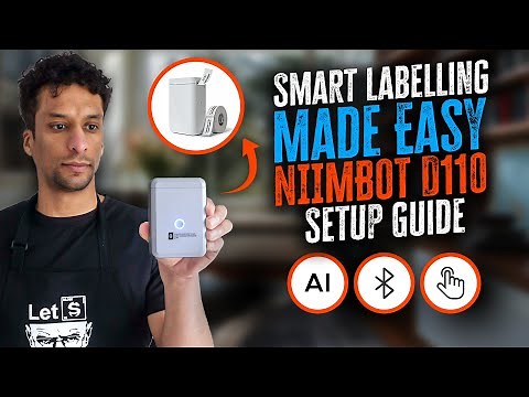 NIIMBOT D110 Smart Label Printer: Unboxing, Setup, and First Impressions